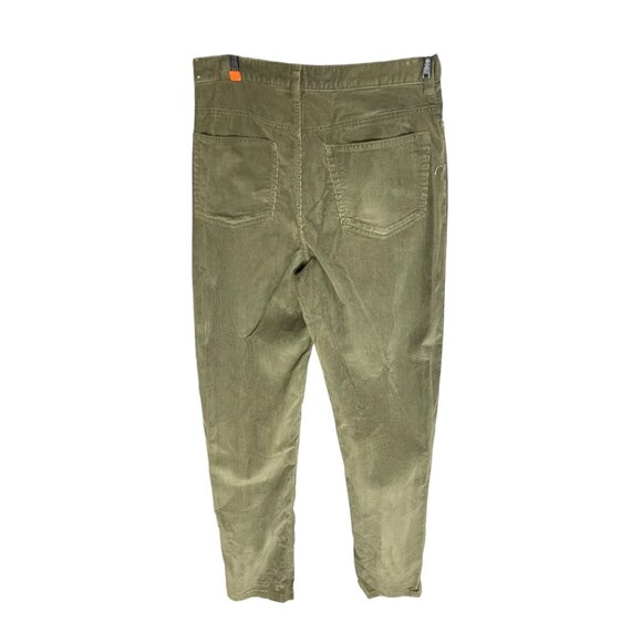 Lands' End Olive Green Corduroy Cropped Pants - Picture 11 of 11